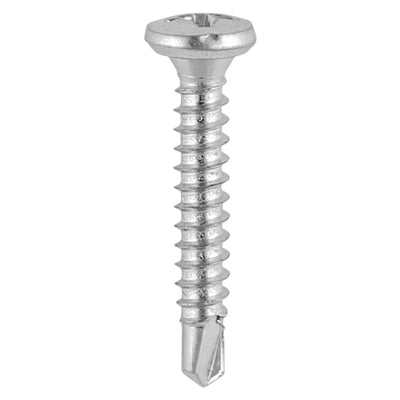 Window Fabrication Screws – Friction Stay – Pan – PH – Self-Tapping Thread – Self-Drilling Point – Martensitic Stainless Steel & Silver Organic