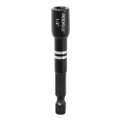 (PACK OF 1) 1/4" x 65mm Impact Magnetic Socket Driver – Hex Nut Fastening Tool