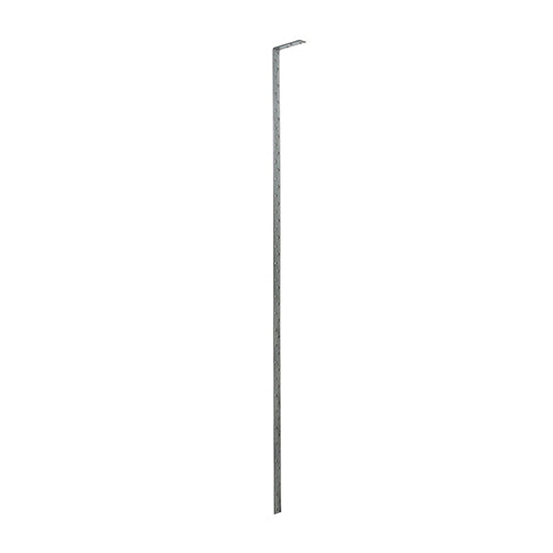 Restraint Straps - Light Duty - Bent - Galvanised Steel - Wall Plate Fixing