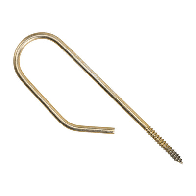 150mm Screw-in Frame Tie | Masonry to Timber Wall Ties for Windows & Doors | Zinc & Yellow 6mm Masonry Frame Cramp Fasteners - Pack of 100