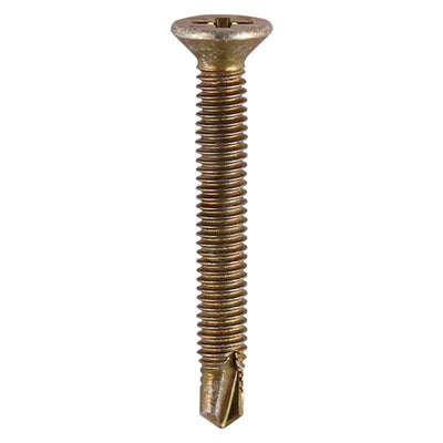 Window Fabrication Screws Countersunk Facet PH Metric Thread Self-Drilling Point Zinc