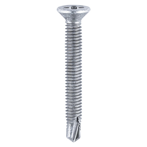 Window Fabrication Screws Countersunk PH Metric Thread Self-Drilling Point Zinc