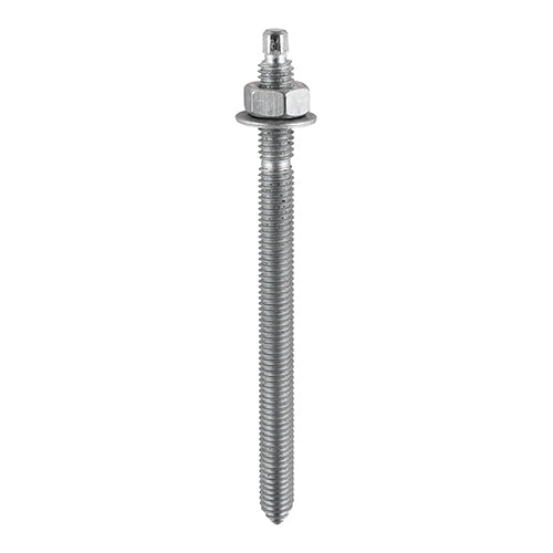Chemical Anchor Threaded Studs, Nuts & Washers – Hot Dipped Galvanised | Heavy Duty Resin Fixings for Concrete & Masonry
