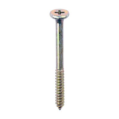 Element Screws – Shallow Pan Countersunk PH Self-Tapping AB Point – Yellow Finish
