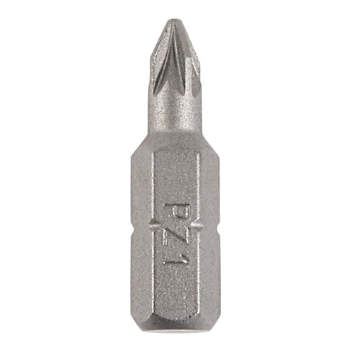 25mm PZ1 S2 Driver Bit – TIMCO Pozidriv Screwdriver Bit Hardened Steel
