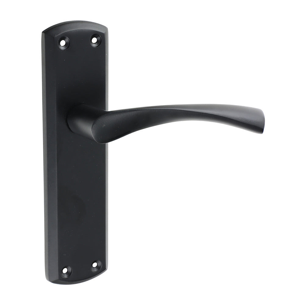 175mm x 45mm Zeta Door Handle | Contemporary Internal Latch Set | Wooden Doors