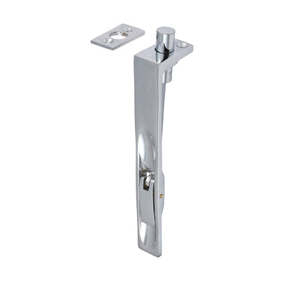 Lever Action Flush Bolt – Polished Chrome Door Bolt for Double Doors, Flush-Fitting Brass Design (BAG OF 1)