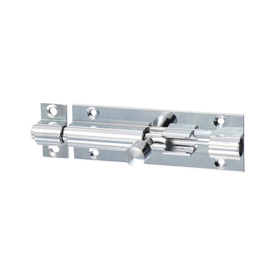 Straight Barrel Bolt – Polished Chrome Finish for Flush Fitting Doors (PACK OF 1)