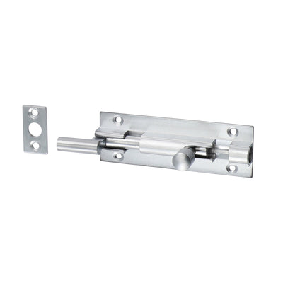 Necked Barrel Bolt – Satin Chrome Finish for Flush Doors & Privacy Fittings (PACK OF 1)