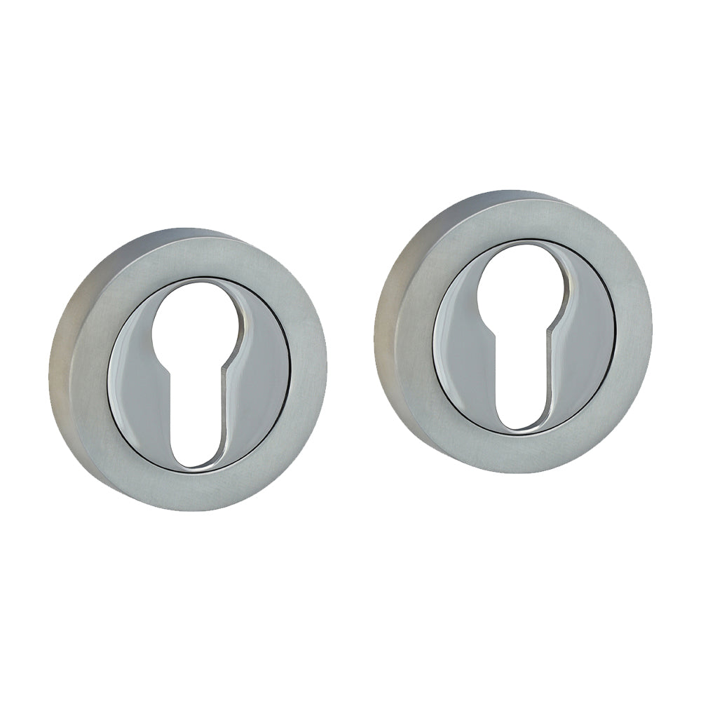 51mm Euro Profile Escutcheon | Contemporary Screw On Rose | Key Cylinder Cover Plate