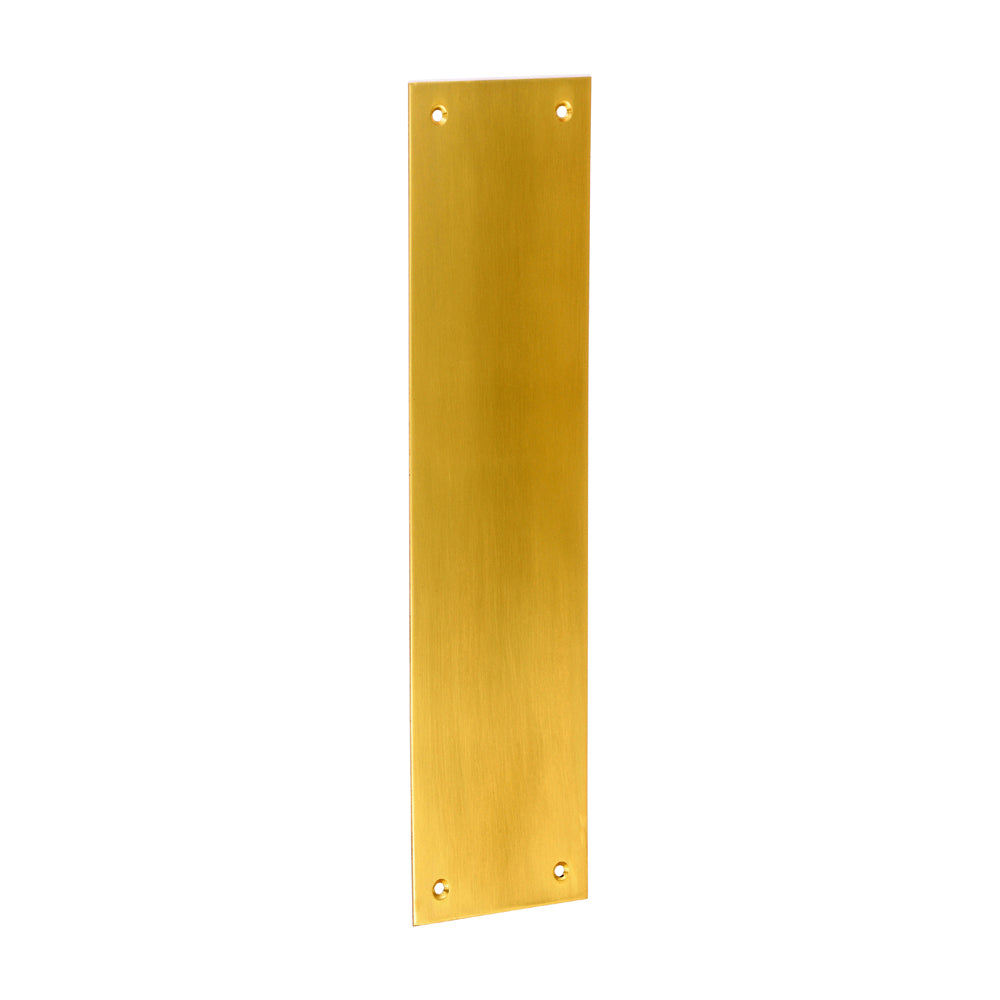 Finger Plate – Polished Brass Solid Brass Door Protection Plate for Internal Doors