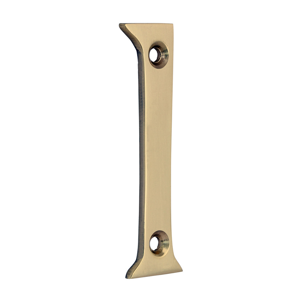 75mm Door Numeral 1 | Polished Brass House Number Solid Brass 3 Inch