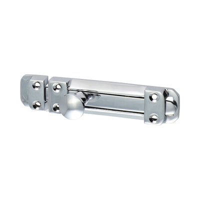 Contract Flat Section Bolt 200mm Polished Chrome – Decorative Flush Door Bolt for French & Double Doors