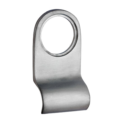 79 x 41mm Cylinder Pull – Satin Chrome Flush Recessed Door Pull for Sliding Doors, Pocket Doors & Cupboards