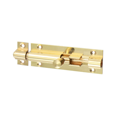 Straight Barrel Bolt – Polished Brass Finish for Flush Fitting Doors (PACK OF 1)