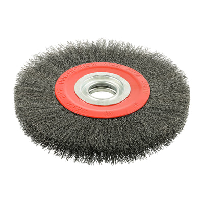 Wheel Brush with Plastic Reducer Set – Crimped Steel Wire
