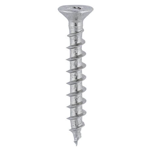Window Fabrication Screws Countersunk with Ribs PH Single Thread Gimlet Tip Stainless Steel (1000 pcs)