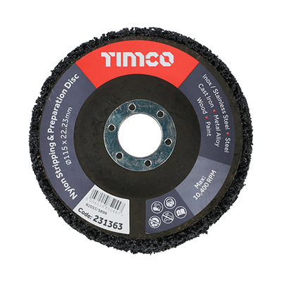 115 x 22.23 Nylon Stripping & Preparation Discs Set – Paint, Rust & Weld Removal for Angle Grinders (BOX OF 10)