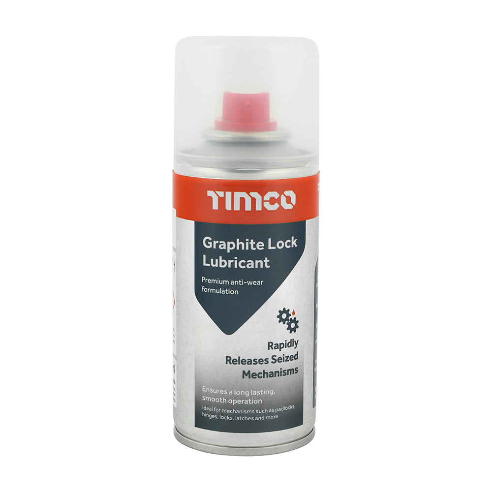 80ml Dry Graphite Lock Lubricant Spray | Non-Greasy Anti-Seize Formula for Keyholes, Padlocks, Hinges & Mechanisms