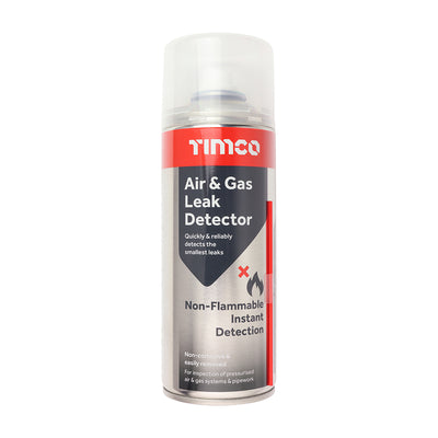 300ml Air & Gas Leak Detector Spray – Non-Flammable Leak Detection Solution for Pressurised Systems – Water-Based Formula – TIMCO (CAN OF 1)
