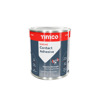 500ml Instant Contact Adhesive – High Strength Liquid Glue for Roofing, Laminate, Flooring & General Bonding (1 TIN CAN)