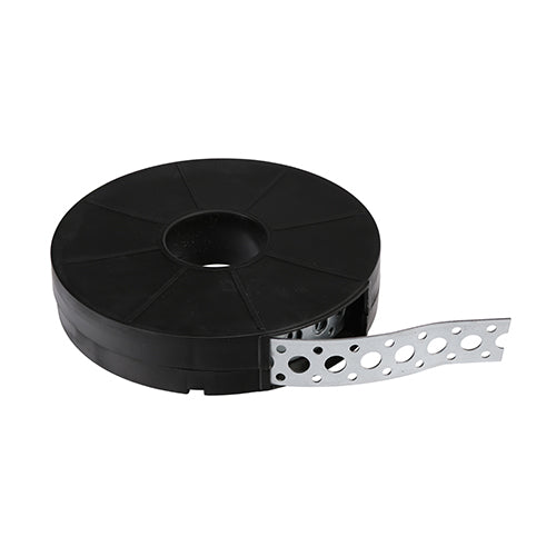Galvanised Fixing Band – Perforated Steel Strip for Pipework, Cable Support & General Repairs