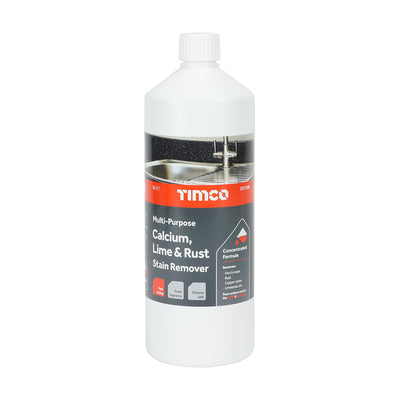 (BOTTLE OF 1L) Calcium, Lime & Rust Remover – Fast-Acting Multi-Purpose Descaler & Cleaner for Bathrooms, Kitchens & Tools