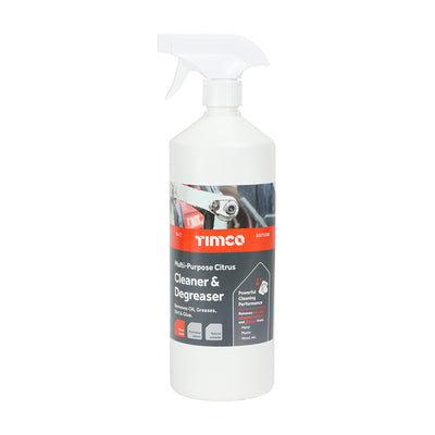 (BOTTLE OF 1L) Multi-Purpose Citrus Cleaner & Degreaser – Natural Solvent Formula for Home, Automotive, and Industrial Cleaning