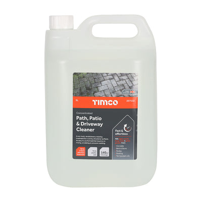 5L Path Patio & Driveway Cleaner Concentrate Outdoor Surface Cleaner for Moss Algae Dirt