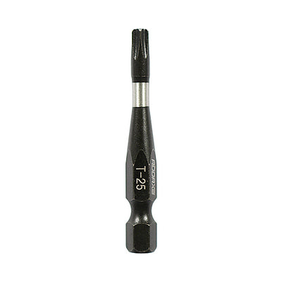 (PACK OF 5) TX25 x 50 Impact Driver Bits - Black Phosphate - Handy Bit