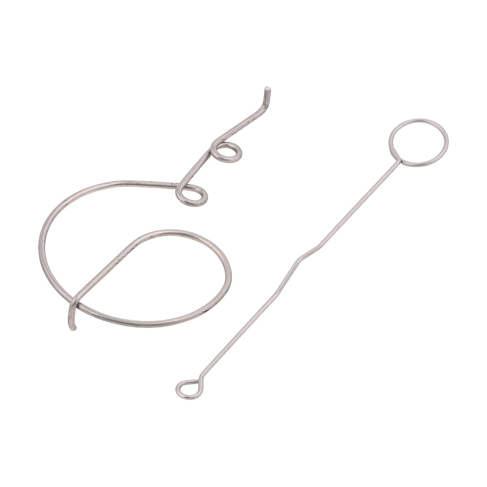 110mm x 65mm HallHook® Slate Roof Repair Hook | Stainless Steel A2-304 Corrosion 5 Roofing Fastener (10 Pack)