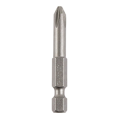 50mm PH2 S2 Driver Bit – Phillips No.2 x 1/4" Hex Shank Screwdriver Bit