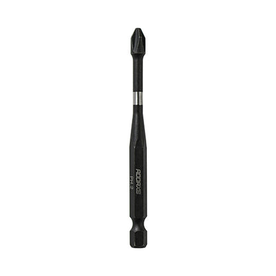 No.2 x 90mm Impact Driver Bits PH2 – Hardened Carbon Steel, Black Phosphate, High Torque Screwdriver Bit for Power Tools, DIY & Professional Use - Pack of 1 (2PH90X6)