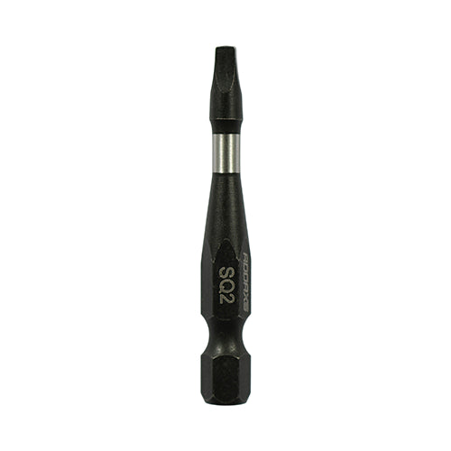 SQ No.2 x 50 mm - Impact Driver Bits –  (5-Pack) | TIMCO Heavy-Duty Impact-Rated Driver Bits