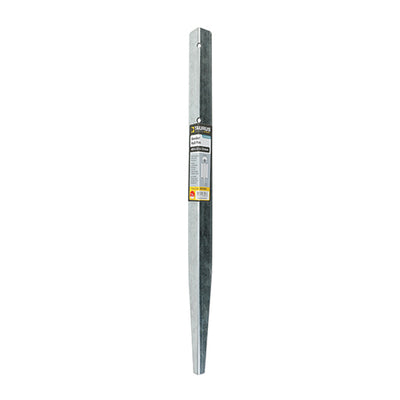 450 x 23 x 23mm Border Roll Pin – Galvanised Carbon Steel Ground Fixing Stake for Garden Edging & Landscaping (PACK OF 1)