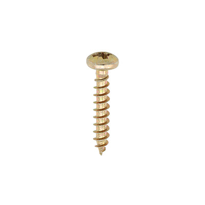 Classic Multi-Purpose Screws PZ Pan Head Yellow – Versatile Wood, Chipboard, MDF & Metal Fixings