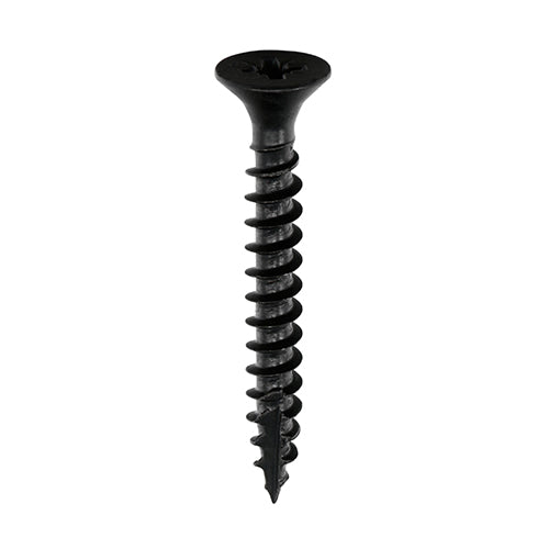Classic Multi-Purpose Screws PZ Double Countersunk Exterior Black Organic – Corrosion Resistant Fixings