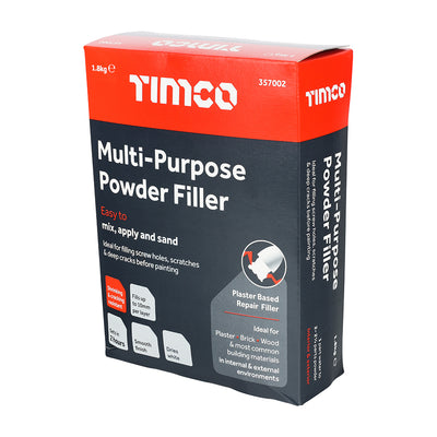 1.8kg Multi-Purpose Powder Filler | Interior & Exterior Crack & Hole Repair | 10mm Deep Fill | Sets in 2 Hours