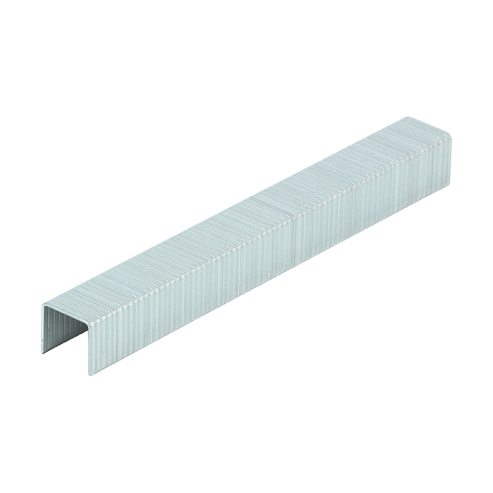 Galvanised Chisel Point Staples – Flat Crown Fasteners for Carpentry, Roofing & Insulation