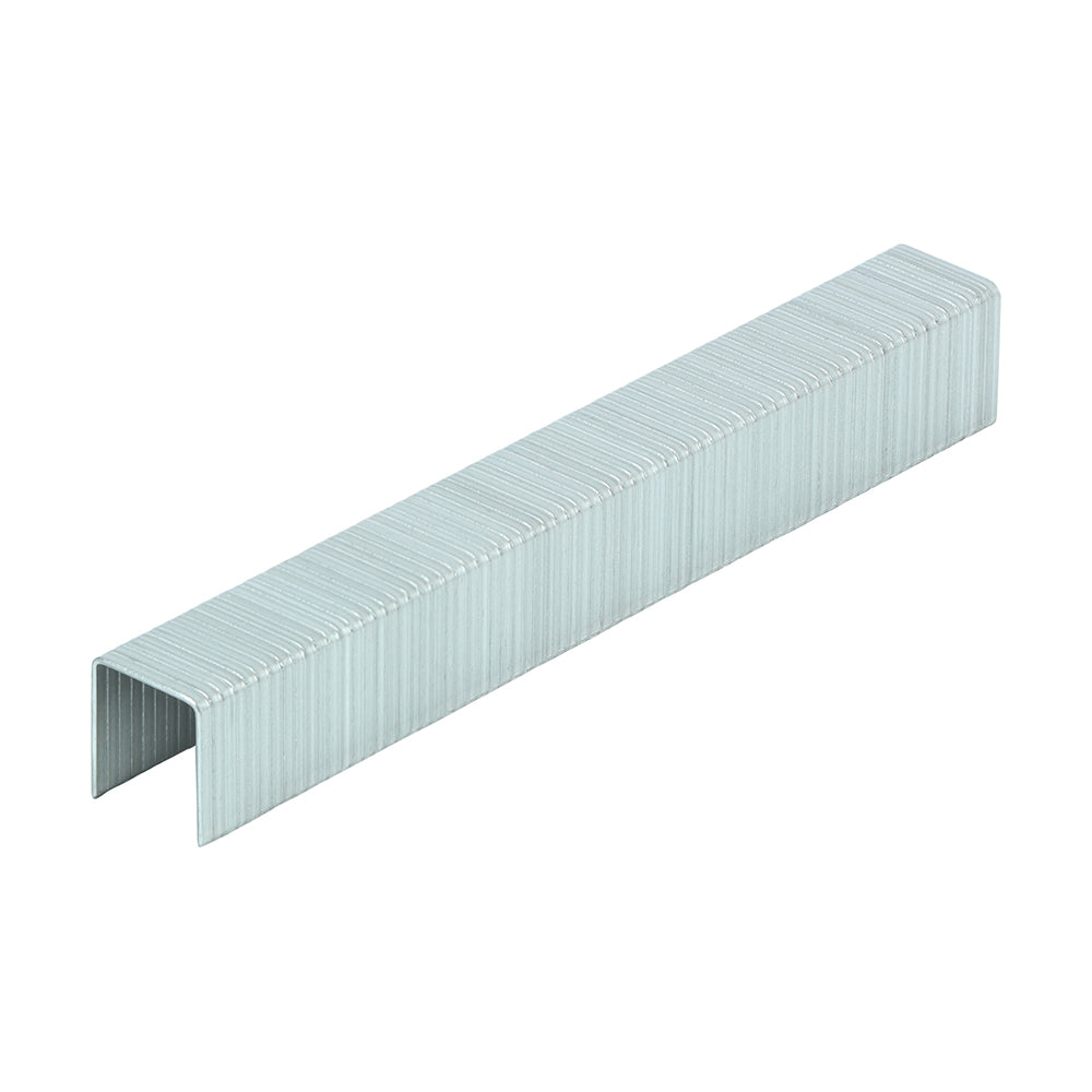 Galvanised Chisel Point Staples – Flat Crown Fasteners for Carpentry, Roofing & Insulation