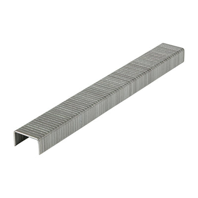 Galvanised Chisel Point Staples – Flat Crown Fasteners for Carpentry, Roofing & Insulation