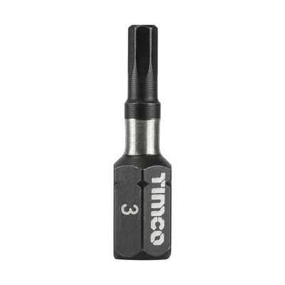Impact Driver Bits – Hex Shank – Black Phosphate Finish – High Torque Absorption – Long-Life Performance