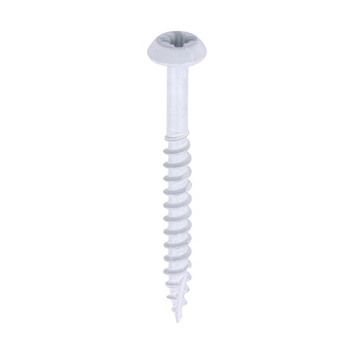 Rainwater Screws | White Exterior Low Profile Pan Head PZ Gutter Fixings