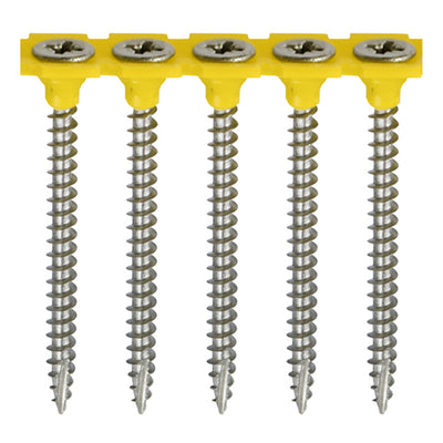 Collated Classic Multi-Purpose Screws – PZ Double Countersunk A2 Stainless Steel for Wood, MDF & Plastic