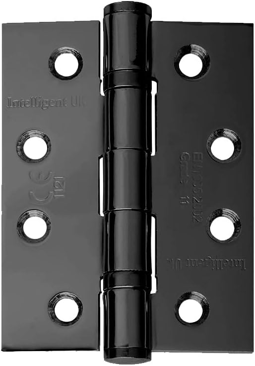 3Inch Ball Bearing Fire Door Hinge (75mm x 50mm) - Internal Doors (Black)