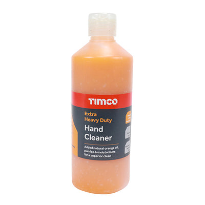 (BOTTLE OF 500ml) Industrial Hand Cleaner with Pumice Scrub – Citrus Solvent-Free Formula for Oil, Grease & Paint Removal