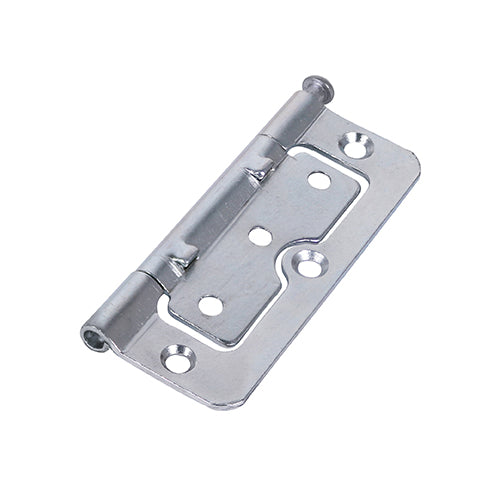 (PACK OF 1 PAIR) Hurlinge Loose Pin Hinge (104Z) – Zinc Finish Cabinet & Cupboard Hinge for Easy Door Removal and Flush Fit