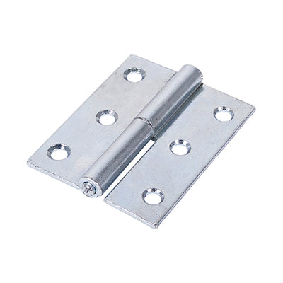 (PACK OF 1 PAIR) Lift Off Hinge (457) – Left Hand – Zinc – Removable Door Hinge for Easy Access and Maintenance