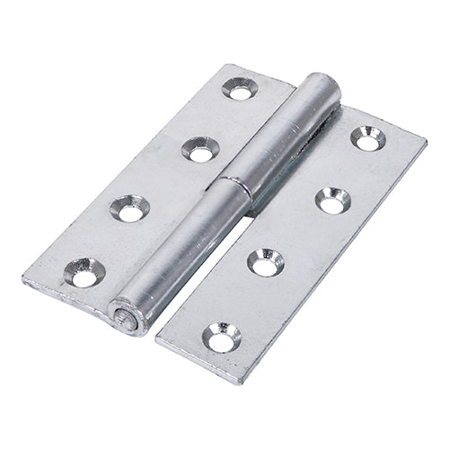 (PACK OF 1 PAIR) Lift Off Hinge (457) – Left Hand – Zinc – Removable Door Hinge for Easy Access and Maintenance