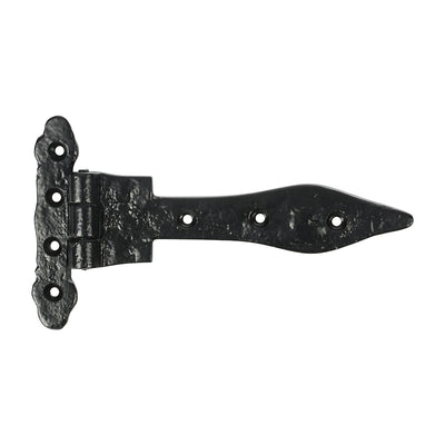 Decorative Antique Black Spear Hinges Pair | Working Hinge for Internal Doors, Rustic Finish
